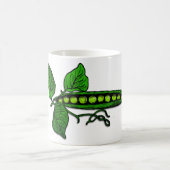 庭のグリーンピースのポッド コーヒーマグカップ (中央)