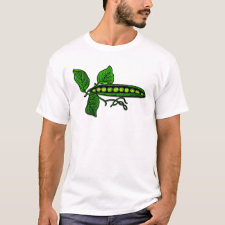 庭のグリーンピースのポッド Tシャツ