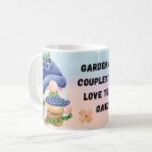 庭のゲノム、グノーム愛好家へ コーヒーマグカップ (正面左)
