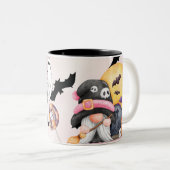 庭のゲノム、ノーム愛好家のためのコーヒーマグ ツートーンマグカップ (正面右)