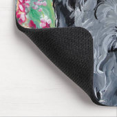 庭のスコットランド人テリア マウスパッド (コーナー)