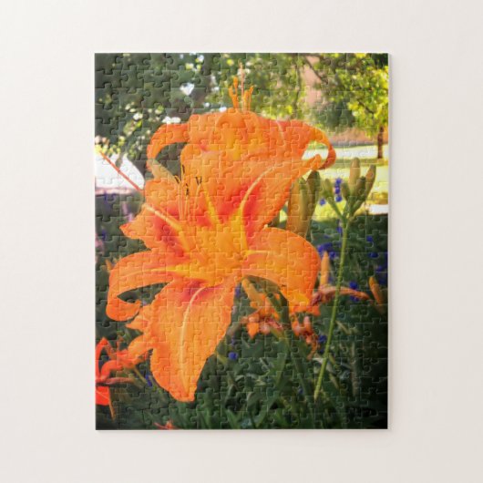 庭のタイガーリリー ジグソーパズル (縦)