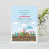 庭のテラスの招待状 招待状 (スタンド正面)