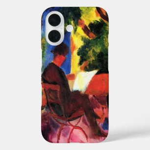 『庭のテーブルに座るカップル』(にわのテーブルにすわるカップル、英:Couple At The Ga iPhone 16ケース
