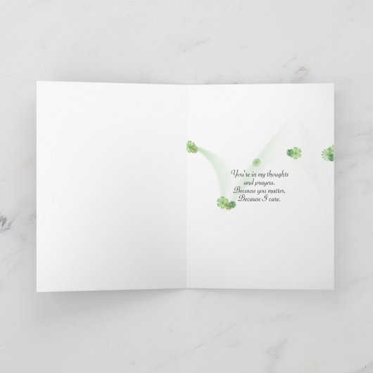 庭のドアおよび滝 カード (内部)