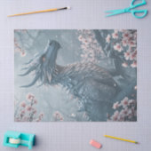 庭のドラゴン 薄葉紙 (クラフト)