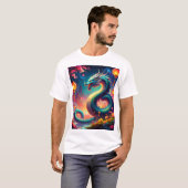庭のドラゴン Tシャツ (正面フル)