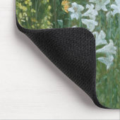 庭のニワシロユリ マウスパッド (コーナー)