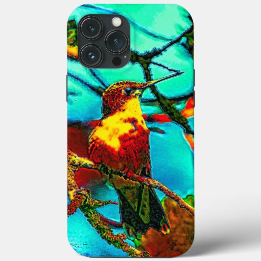 庭のハチドリ ケース・メイト iPhoneケース Case-Mate iPhoneケース (裏面)