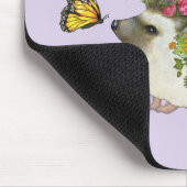 庭のハリネズミのマウスパッドのマウスのマット マウスパッド (コーナー)