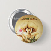 庭のハート 缶バッジ (正面&裏面)