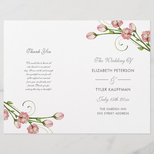 庭のバラ – 結婚式場 (正面)