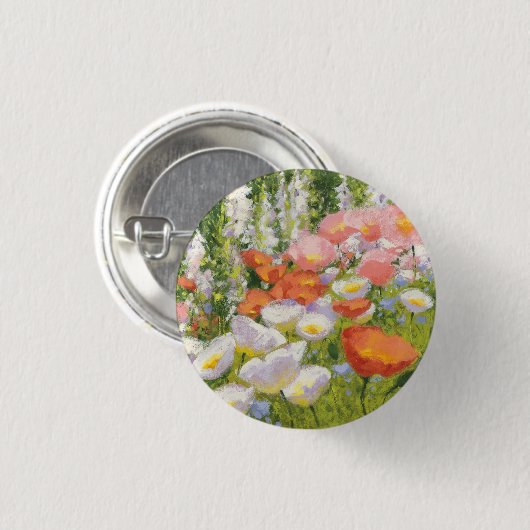 庭のパステル 缶バッジ (正面&裏面)