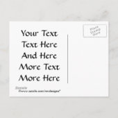 庭のパーティの招待状の郵便はがき インビテーションポストカード (裏面)