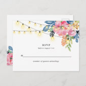 庭のパーティー、花と光の応答 ポストカード (正面/裏面)