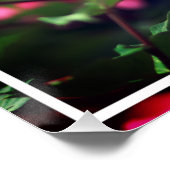 庭のピンクの牡丹の花–33333 ポスター (コーナー)