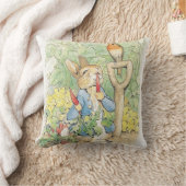 庭のピーター・ラビット – Beatrix Potter クッション (ブランケット)