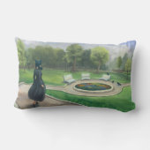 庭のファンタジーの芸術で歩くこと ランバークッション (裏面)