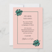 庭のフラミンゴがフロリダに引越し 新住所のお知らせ 案内状 (裏面)