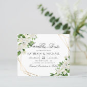 庭のフローラ緑の結婚式の日付を保存 (スタンド正面)