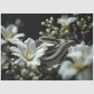 庭のヘビ 薄葉紙