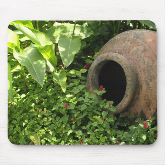 庭のマウスパッドの陶器 マウスパッド (正面)