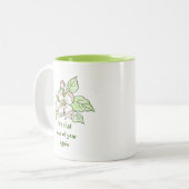 庭のマグで ツートーンマグカップ (正面左)