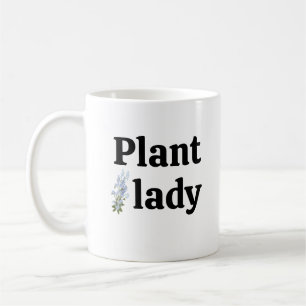 庭のマグカップ、テラコッタの植物の女の子のマグカップ、庭のギフト コーヒーマグカップ