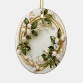 庭のミストレビクトリアンート セラミックオーナメント (右)