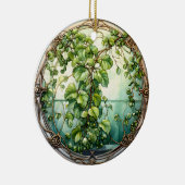 庭のミストレビクトリアンート セラミックオーナメント (右)