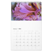 庭のユリのカレンダー カレンダー (1月 2026)