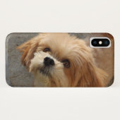 庭のラサ・アプソ犬 Case-Mate iPhoneケース (裏面(横))