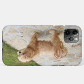 庭のラサ・アプソ犬 Case-Mate iPhoneケース (裏面(横))