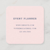 庭のリース スクエア名刺 (裏面)