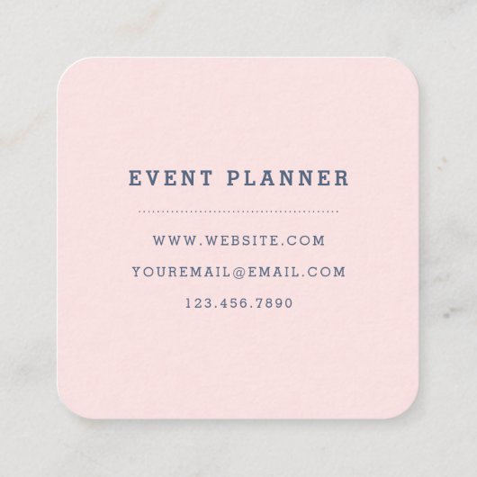 庭のリース スクエア名刺 (裏面)