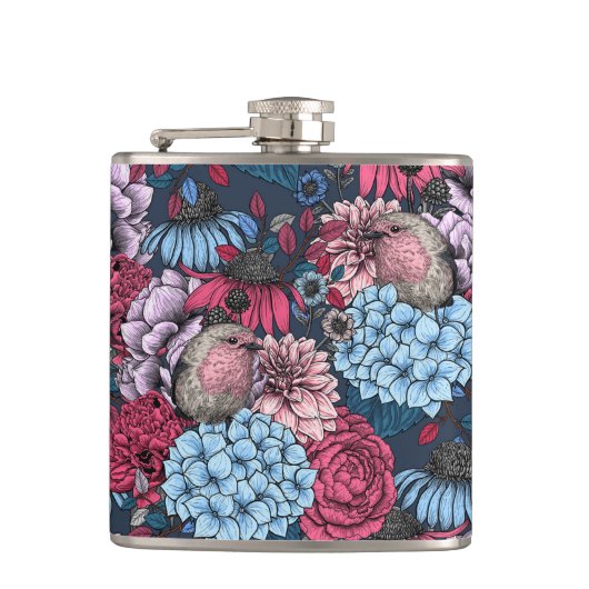 庭のロビンス3 フラスク (正面)