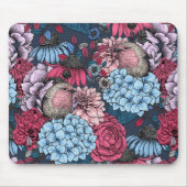 庭のロビンス3 マウスパッド (正面)