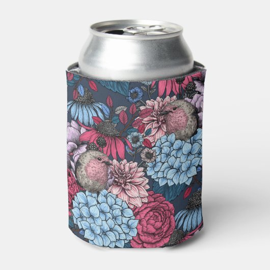 庭のロビンス3 缶クーラー (缶正面)