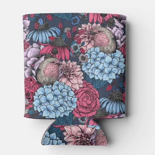 庭のロビンス3 缶クーラー (裏面)