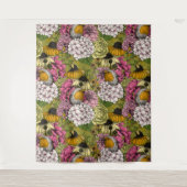 庭のロビンズ2 タペストリー (正面)