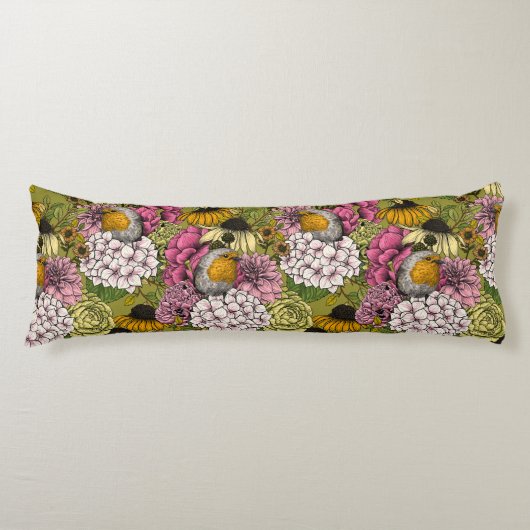 庭のロビンズ2 ボディピロー (正面)