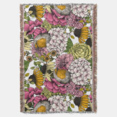 庭のロビンズ スローブランケット (正面縦)