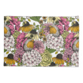 庭のロビンズ 枕カバー (裏面-左)