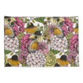 庭のロビンズ 枕カバー (裏面-右)