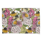 庭のロビンズ 枕カバー (正面左)