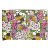 庭のロビンズ 枕カバー (正面右)