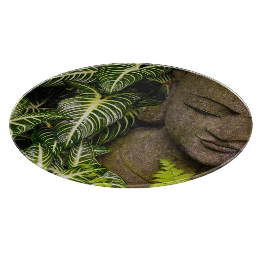 庭のローカルな情報の彫像: Chiang Ma カッティングボード (角)