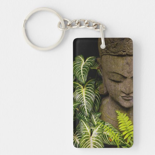 庭のローカルな情報の彫像: Chiang Ma キーホルダー (正面)