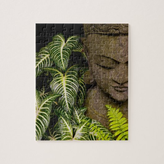 庭のローカルな情報の彫像: Chiang Ma ジグソーパズル (縦)