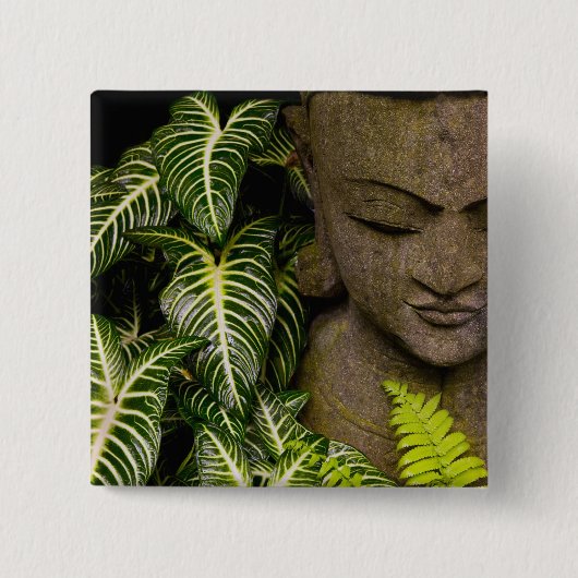 庭のローカルな情報の彫像: Chiang Ma 缶バッジ (正面)